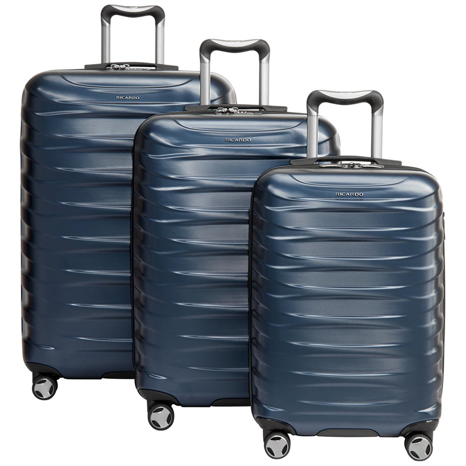 RICARDO Beverly Hills Half Dome 3pc Luggage Spinner Set, 70cm, 66cm and 56c