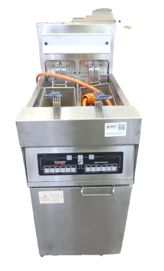 <p>Frymaster H117-2TCSD Stainless Steel Freestanding Electric Single Pan De