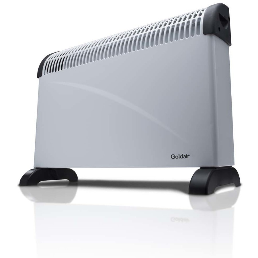 2 x GOLDAIR 2000W Convector Heater. NB: Minor Use, Not in Box, Sticky Tape