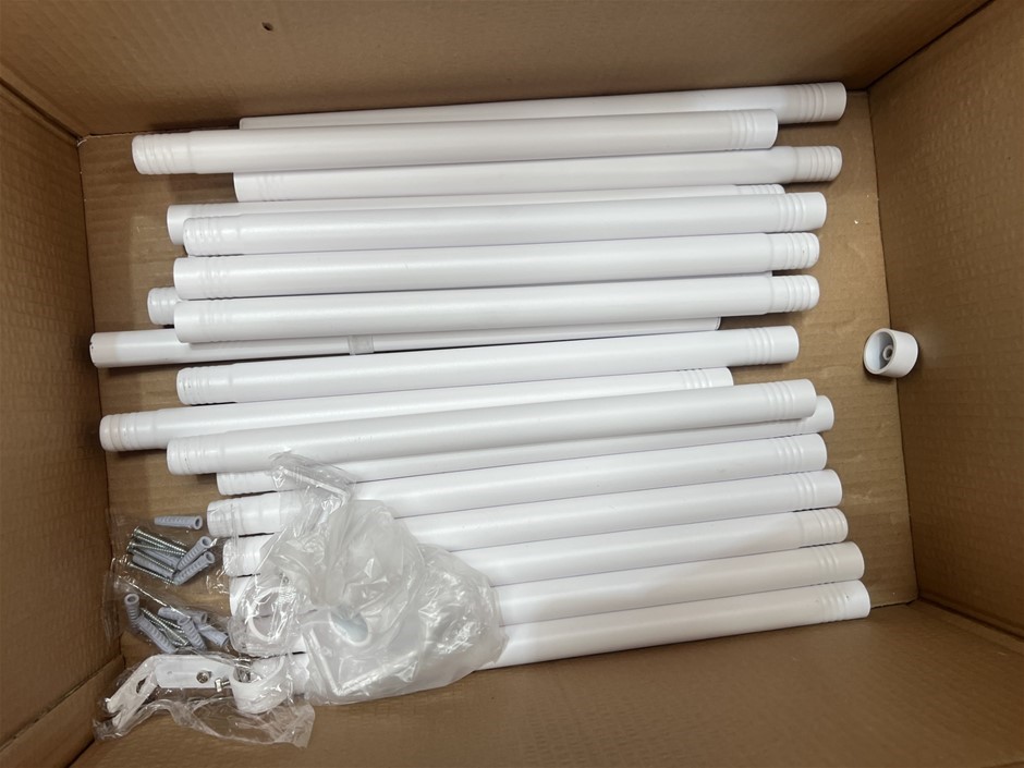Assorted Curtain Rods. NB: Photo as is. Some Not in Original Packaging, Som