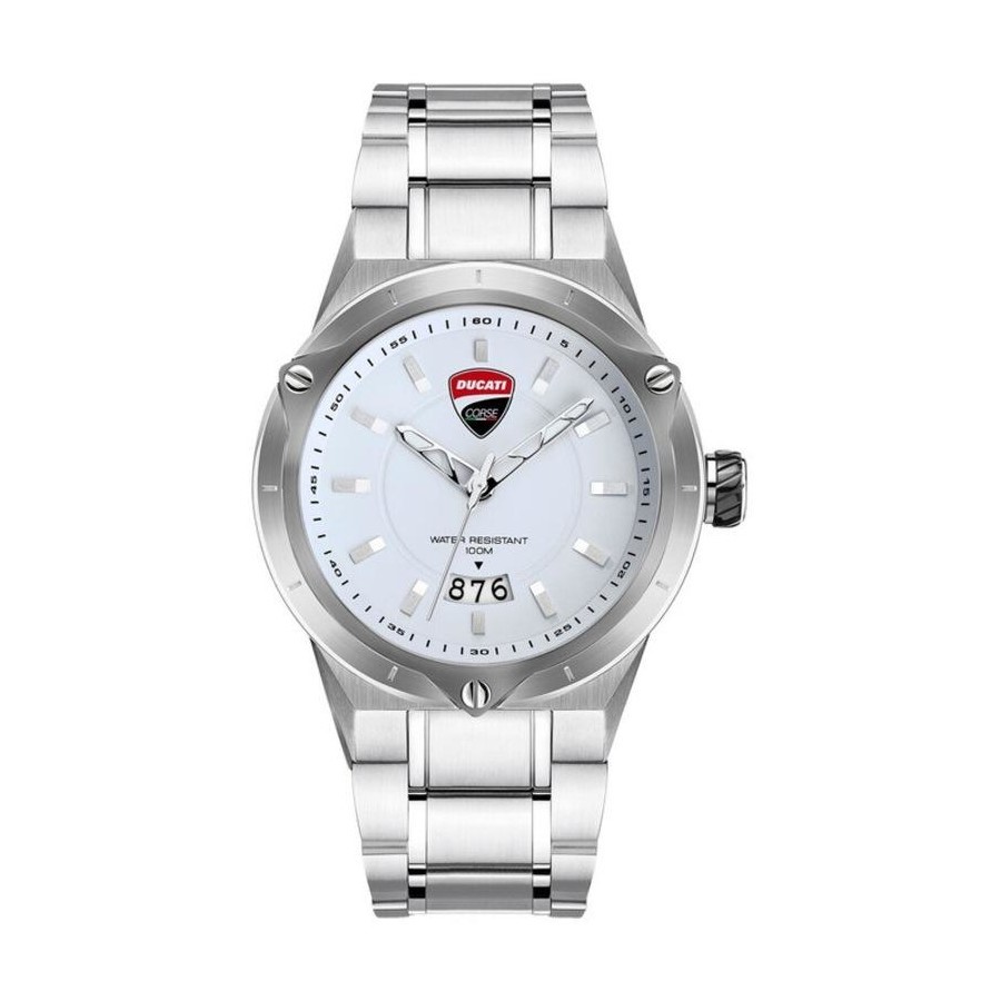 DUCATI Men's Curva Butterfly Buckle Watch, DTWGH2019703. RRP: $550.  Buyers