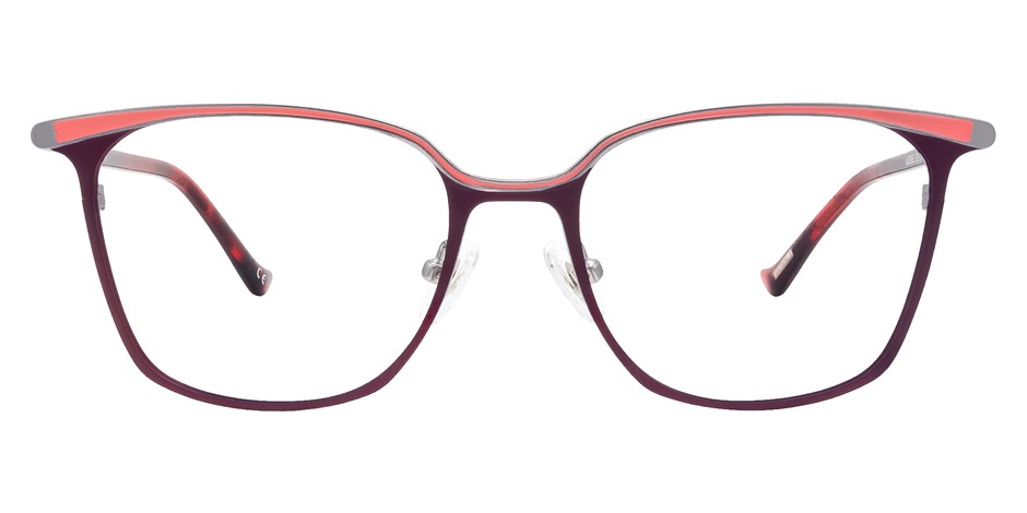 LUMINEYE Glasses Frames, 51-17-145, Metal Purple/Silver Pink (C2), LU00063-