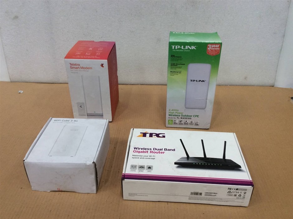 Mixed Brand Network Equipment (Lot of 4)