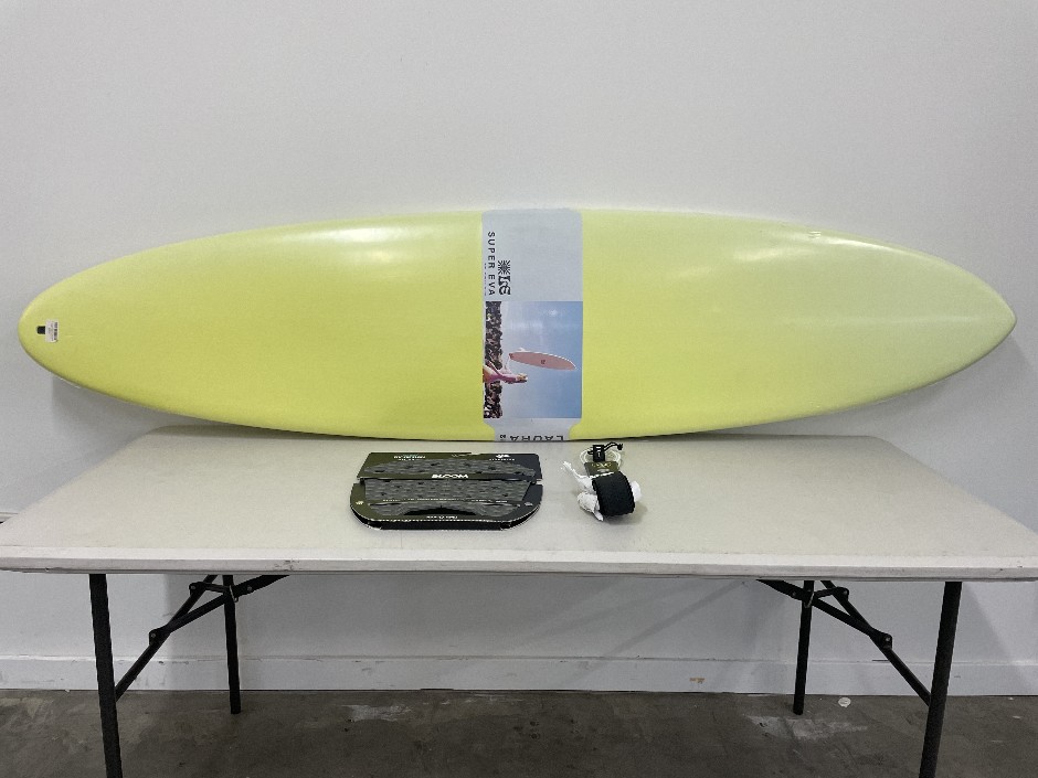 7’6” MF X Laura Enever Sun Beam Surfboard and Accessories