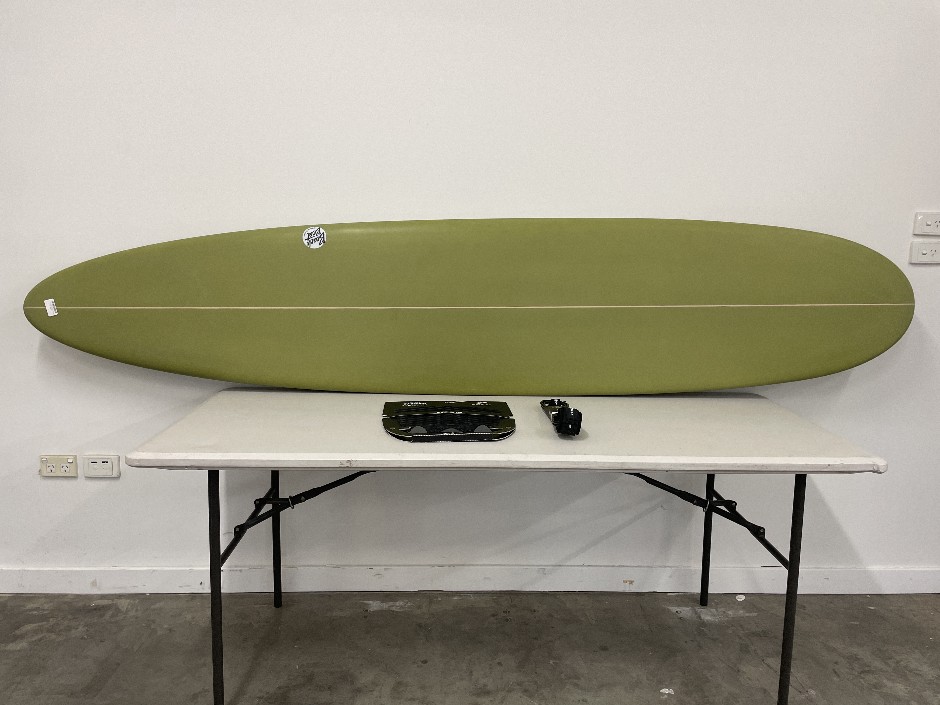 9’1” Beach Beat Custom Mal Surfboard & Accessories