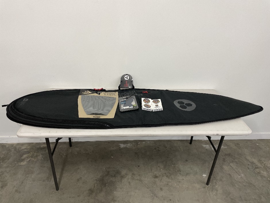 7’6” Channel Islands Surfboard Bag and Accessories