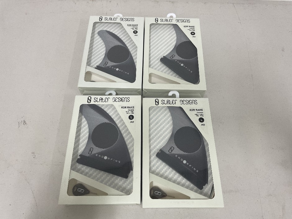 4x Slater Designs Surfboard Fins