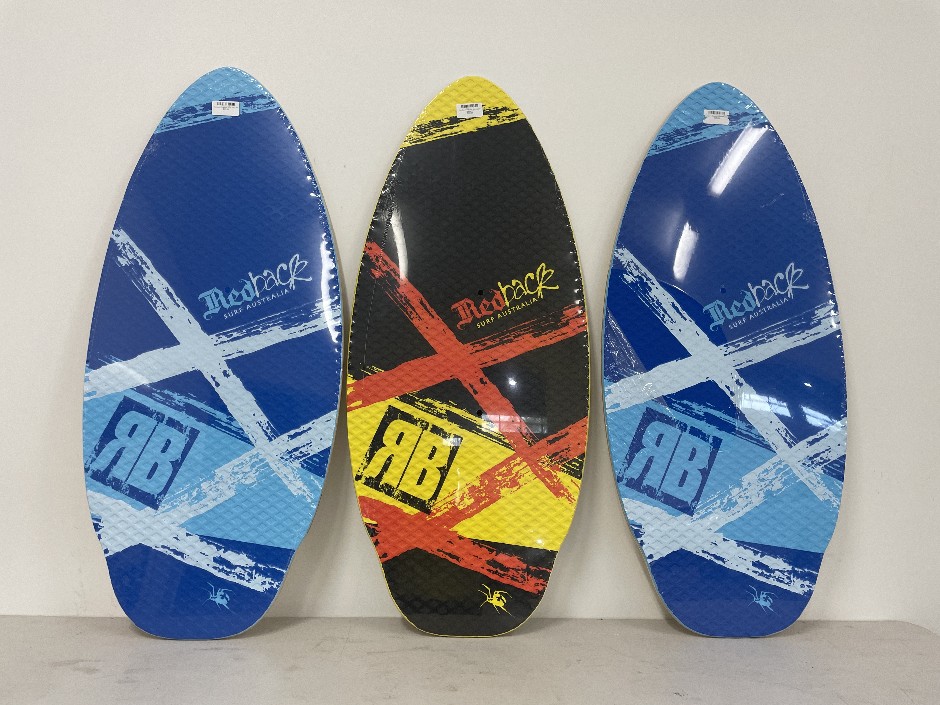 3x 41” Redback Traction Skim Boards