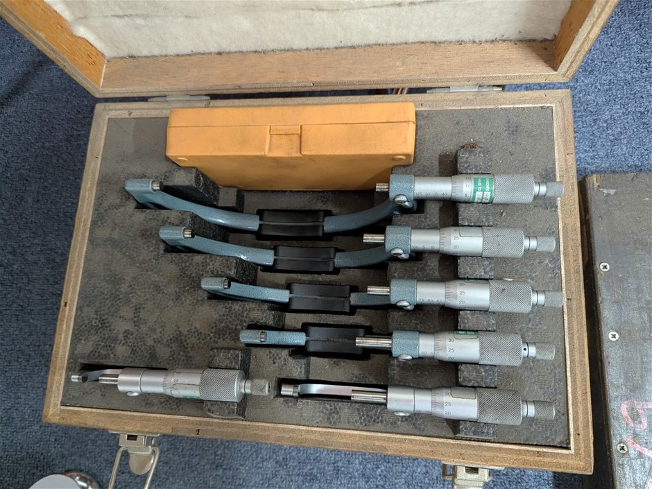 Mitutoyo 0 to 150mm Outside Micrometer Range Set