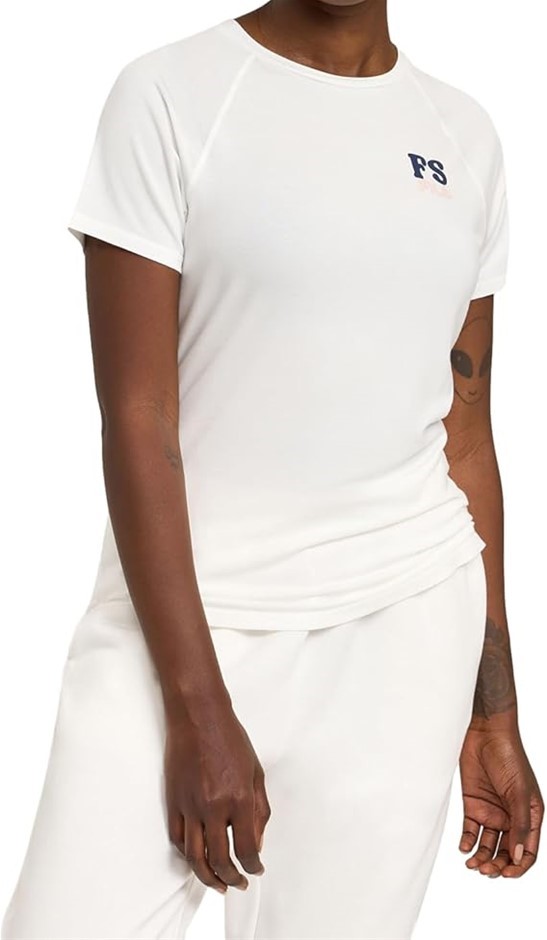 FILA Women's Alison Tee, Size 2XS, Arctic White 204, AST22501. RRP: $50. B