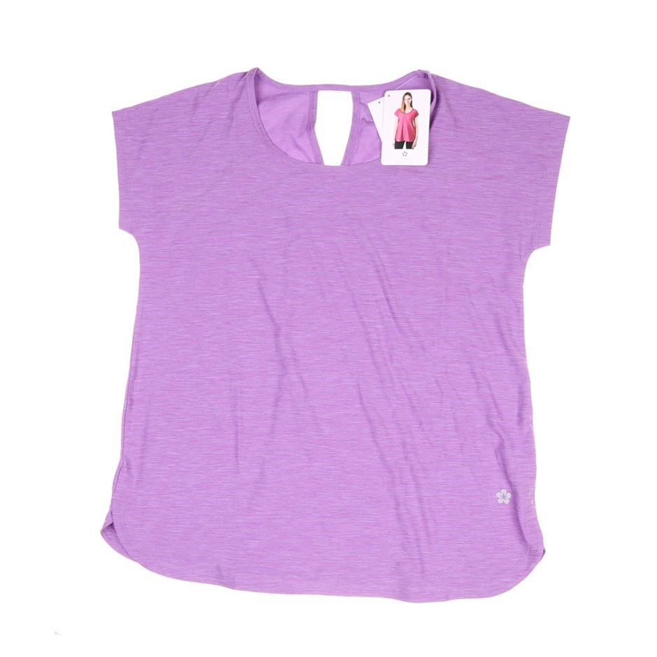 4 x TUFF Women's Active Tops, Size M, Purple. Buyers Note - Discount Freig