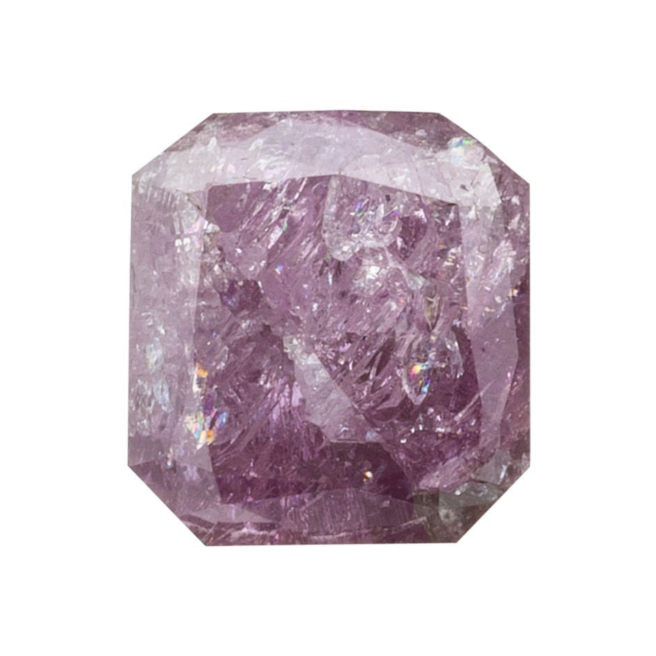 0.36ct Pink Radiant Cut Diamond