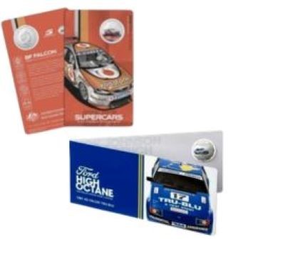 Australia: 2020 50c Supercars 2008 Ford BF Falcon Jamie Whincup Coloured