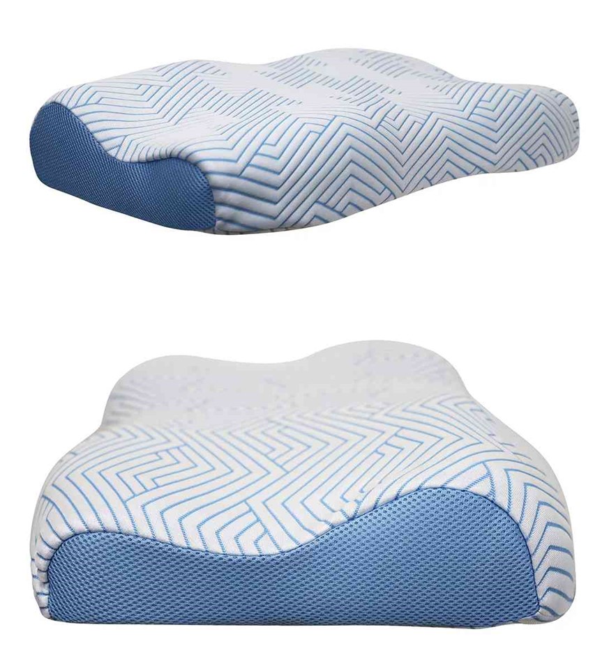 ODYSSEY LIVING Chillax Cooling Contoured Memory Foam Pillow, 60 x 38cm x 11