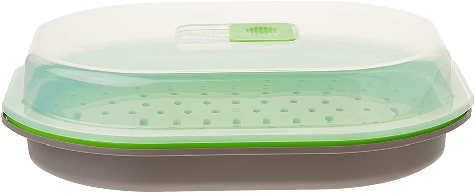 Progressive International PS-46GY Fish/Veggie Steamer, Gray NB: Missing ven