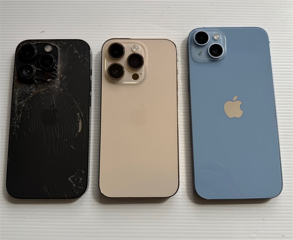 Apple iPhone 14 Pro 128Gb / 14 Plus 128Gb - For Parts (Lot of 3)