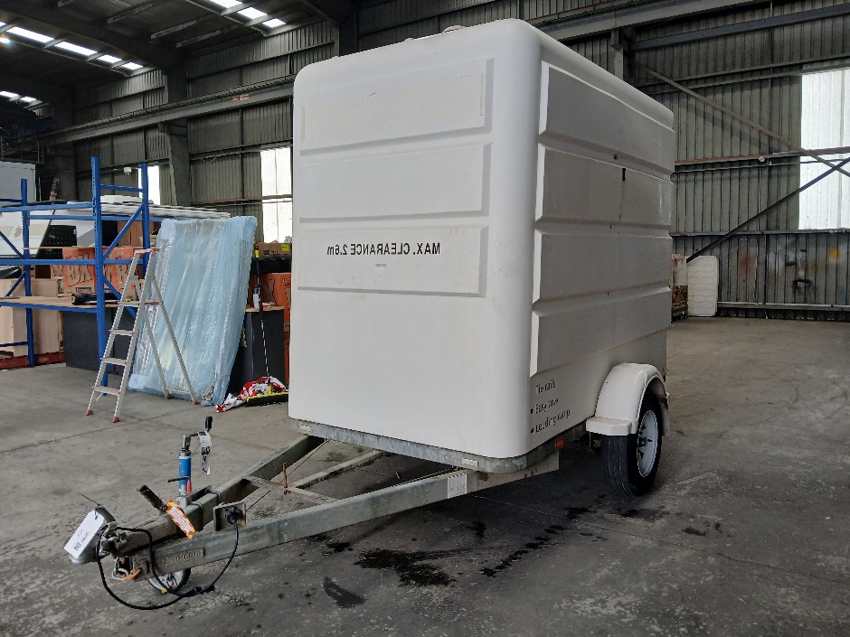 2012 AD Engineering Single Axle Enclosed Medium Trailer