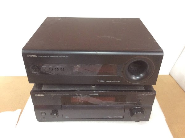 Yamaha RX-V3800 Sound AV Receiver&SR-300 Subwoofer Integrated (Lot of 2)