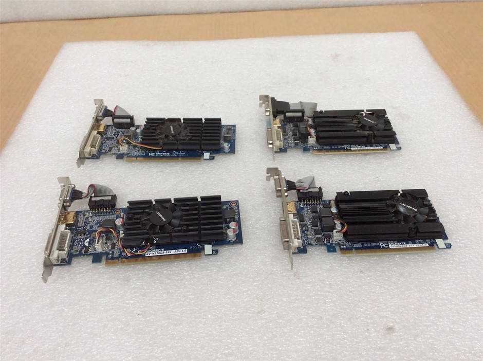 Gigabyte Nvidia GeForce Graphics Cards (Lot of 4) Auction (0056-2588332 ...