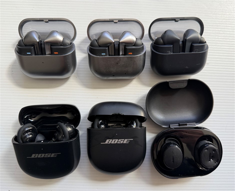 Samsung Buds 3 Pro / Bose Quietcomfort Ultra - For Parts (Lot of 6)