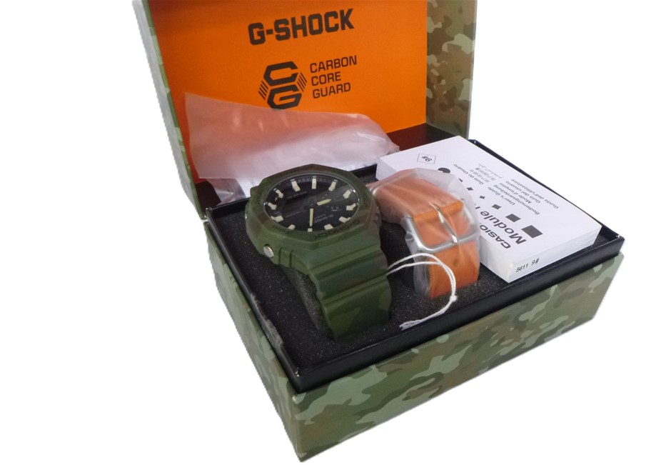Casio G-Shock CasiOak Wide Explorer Men`s Watch Limited Box Set