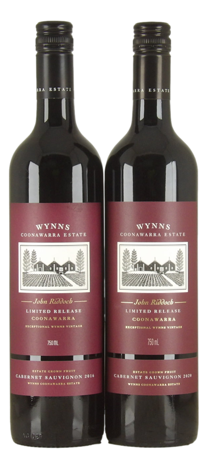 Wynns John Riddoch Cabernet Sauvignon 16/20 (2x 750mL), Coonawarra.
