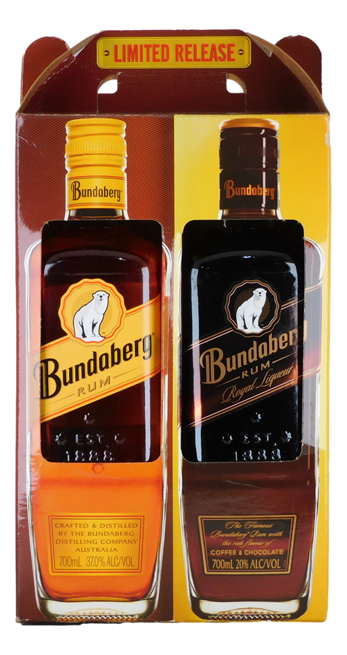 Bundaberg Rum Limited Release Pack (2x 700mL), Australia.