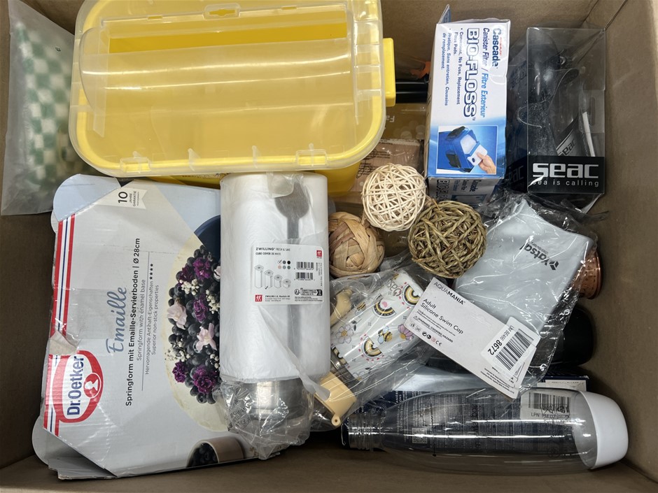 10 x Assorted Home/Kitchenware Products. NB: Photo as is. Some Not in Origi