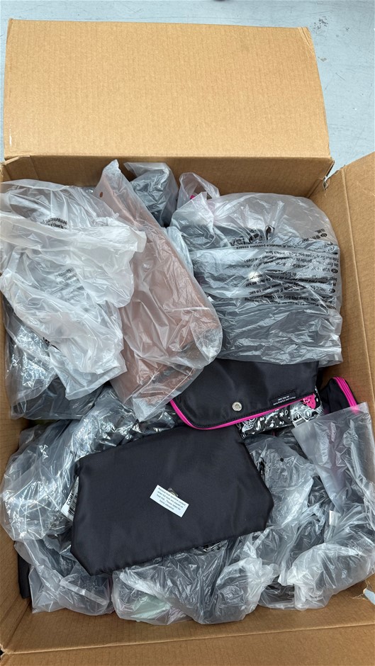 Assorted Box of Bags. NB: Items may not be in original packaging and may ha