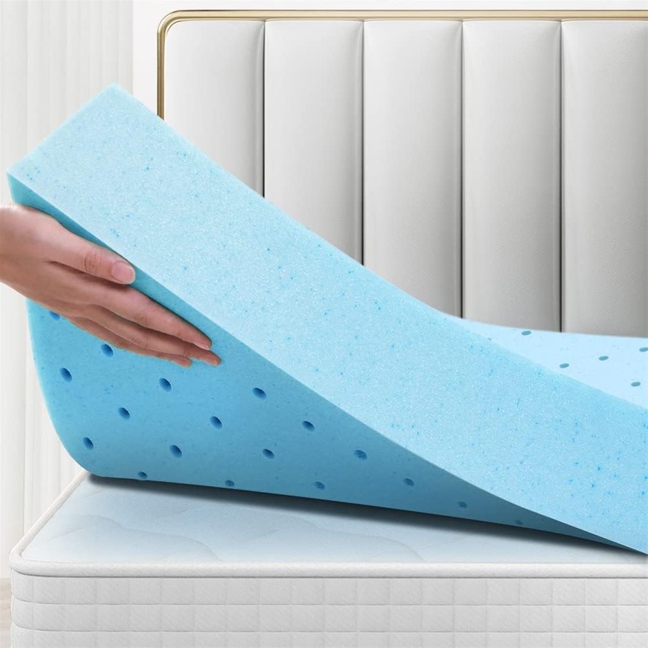 STARRY EUCALYPT 60D Foam 8cm Thick Memory Foam Mattress Topper with Cool Ge
