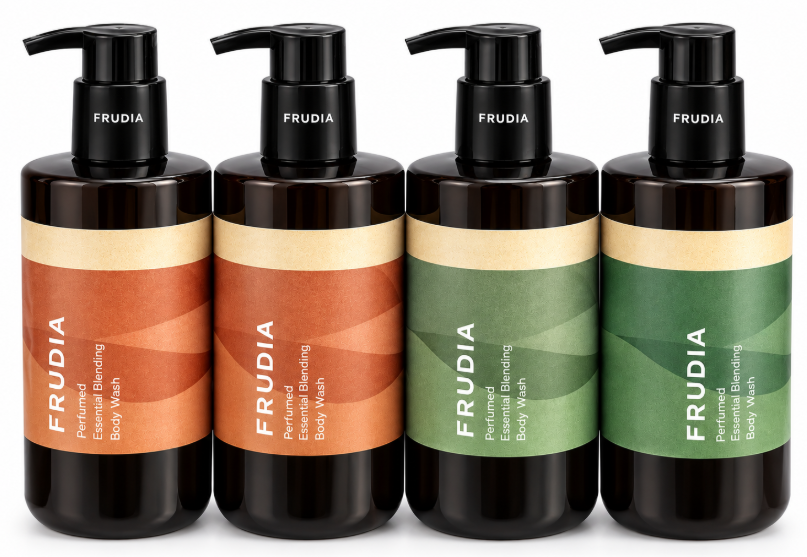 FRUDIA Perfumed Essential Blending Body Wash – Assorted Scents – 4 Pack