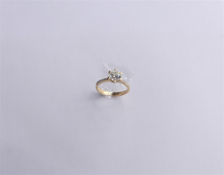 Rose Gold Colour Engagement Ring