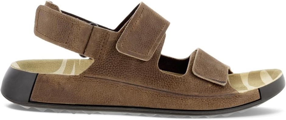 ECCO Men's 2nd Cozmo M Flat Sandal Cocoa Brown, 44 EU