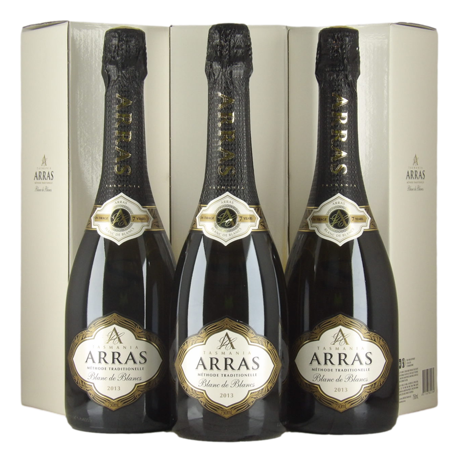 Arras Blanc de Blancs 2013 (3x 750mL), Tasmania.