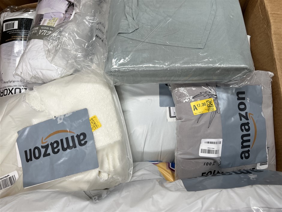 10 x Assorted Manchester Products; Incl. Sheets, Quilts, Pillows & More. NB