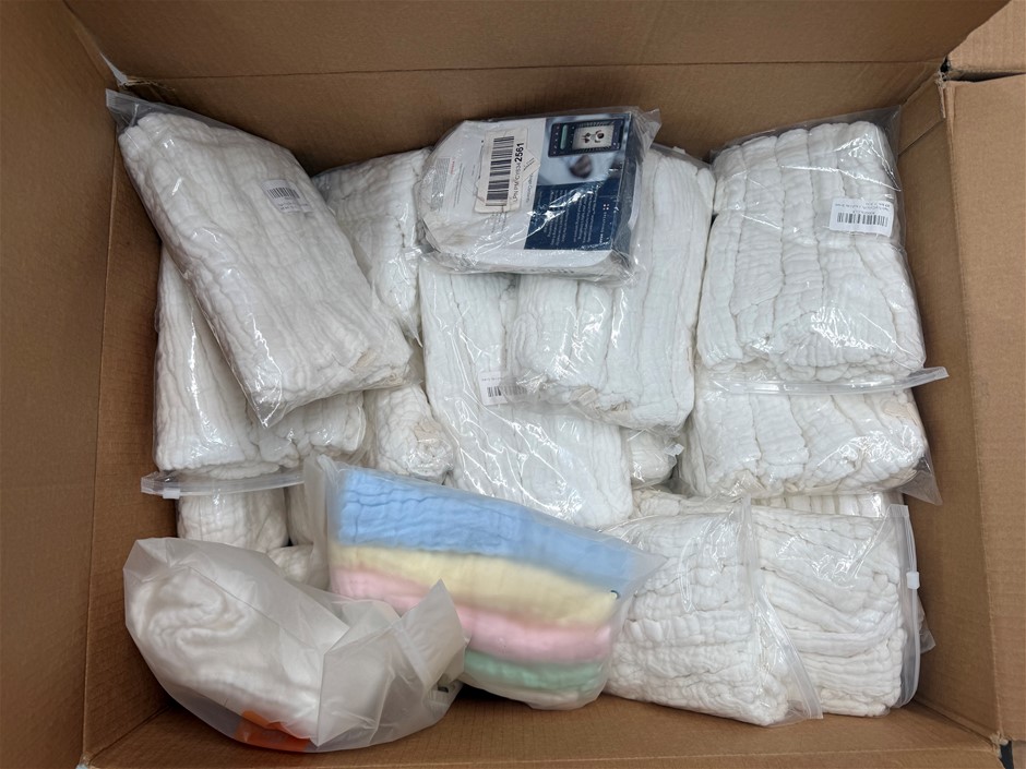 Assorted Box of Baby Muslins.