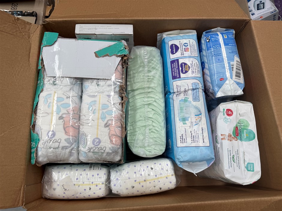 Assorted Box of Baby Items incl: Monitors, Bottles, Baby Jogger and more. N