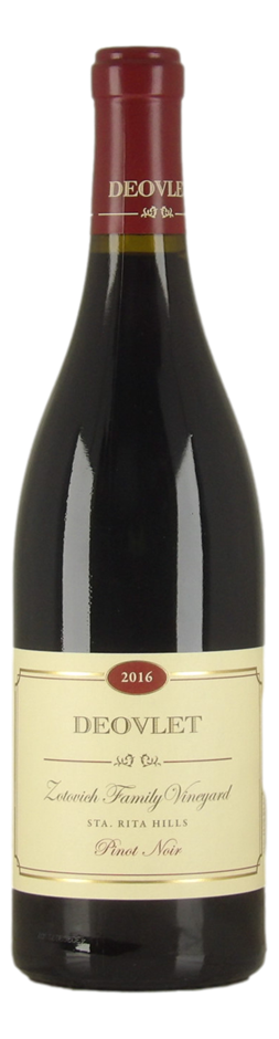 Deovlet Zotovich Family Vineyard Pinot Noir 2016 (1x 750mL), California