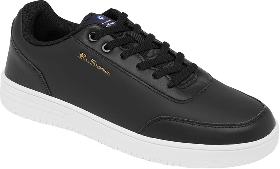 BEN SHERMAN Men's Braxton Trainer, US11/UK10/EU44, Black, BS24602. RRP: $15