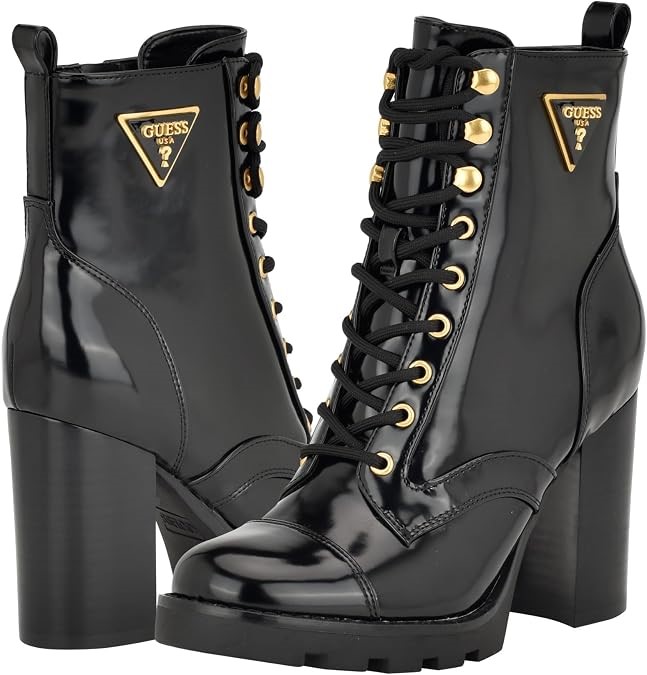 GUESS Women's Neadyn Ankle Boot, Size 9.5, Black, GWNEADYN. Buyers Note -