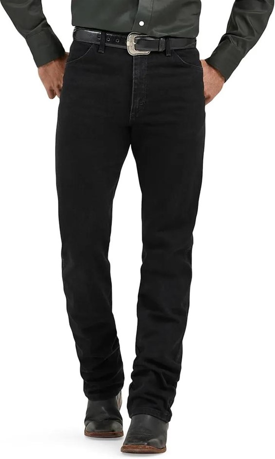WRANGLER Men's Competition Cowboy Cut Jeans, Size 27W x 36L, 100% Cotton, S
