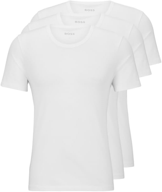 3pk x BOSS Classic Crew Tees, Size XL, 100% Cotton, White, 50475284. Buye