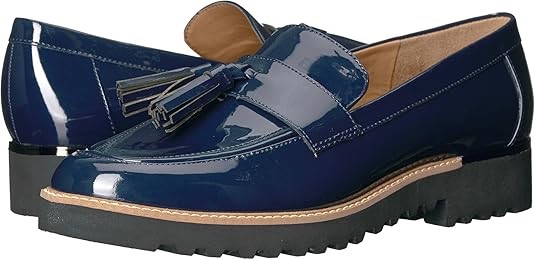 FRANCO SARTO Women's Carolynn Tassel Loafer, US6/UK3/EU36, Inky Navy Blue P