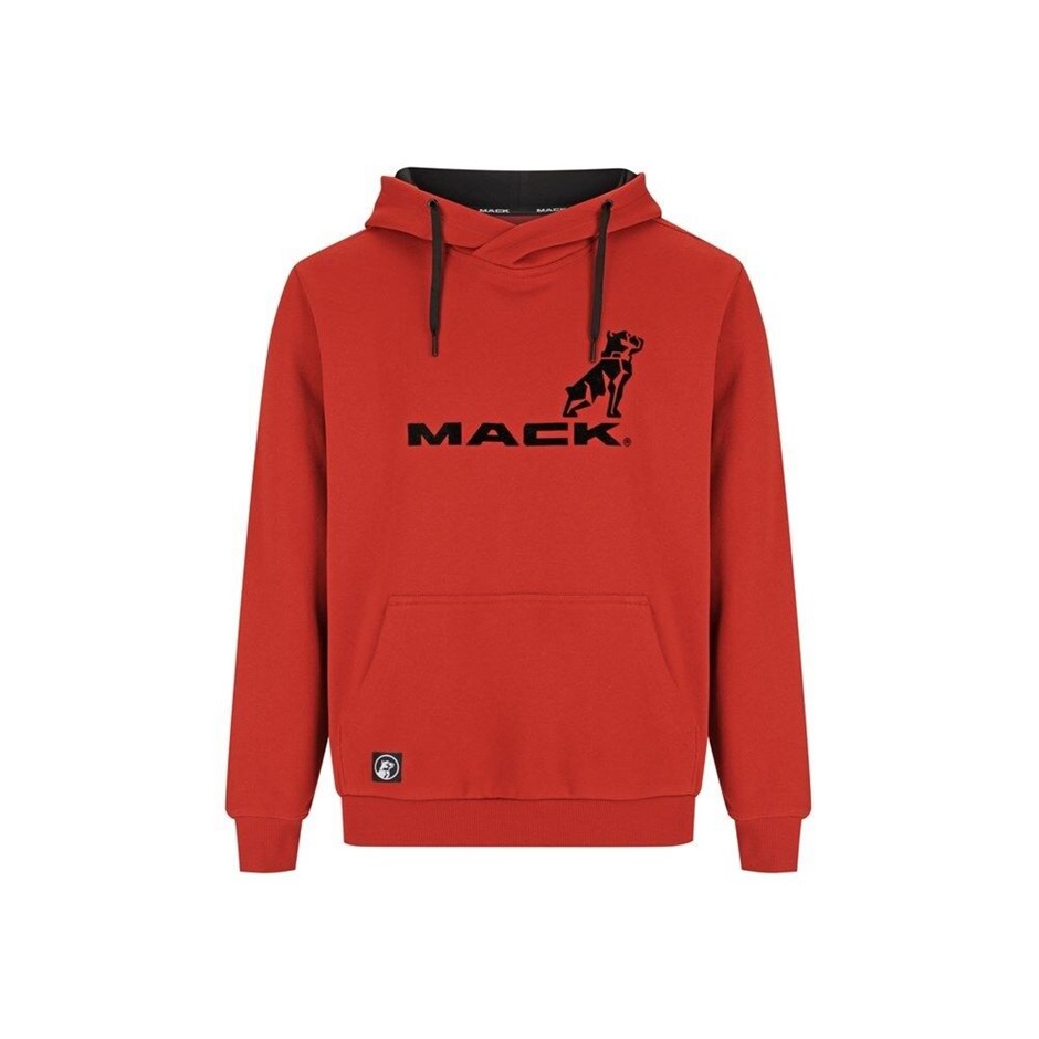 MACK Men's Classic Pullover Hoodie, Size 2XL, Color Red. Buyers Note - Dis