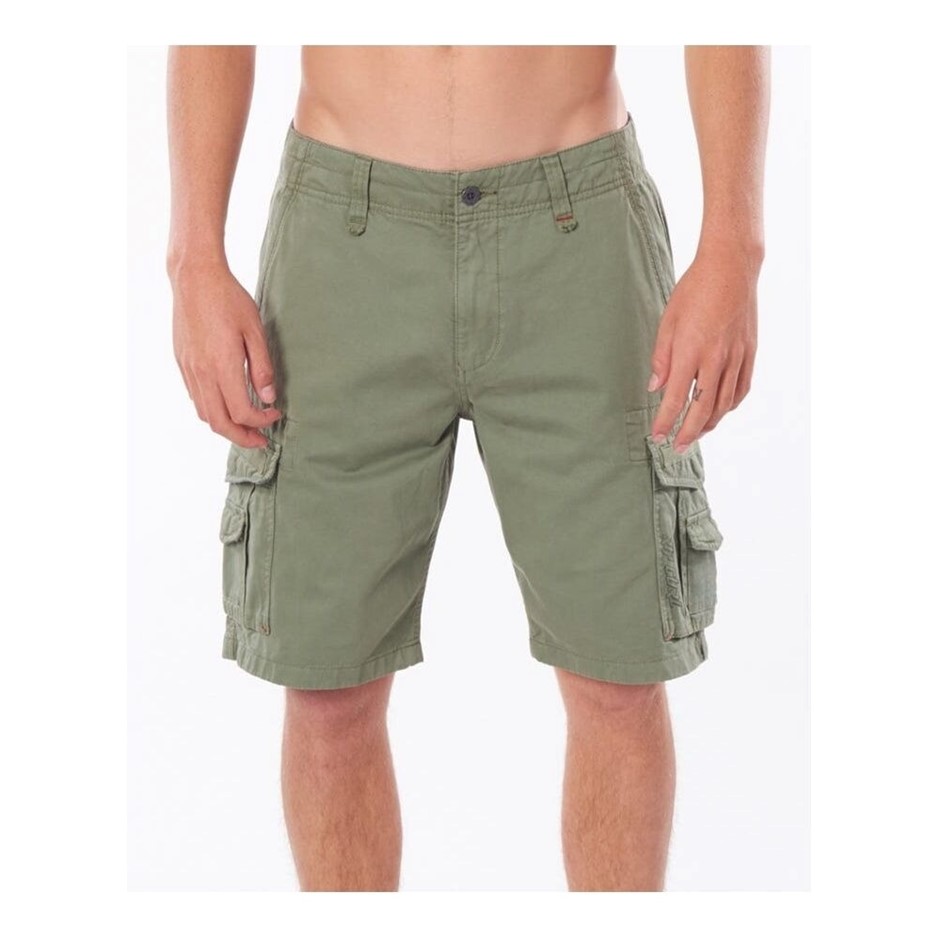 RIP CURL Men's Classic Surf Trail Cargo Shorts, Size 28, Mild Green. RRP: $