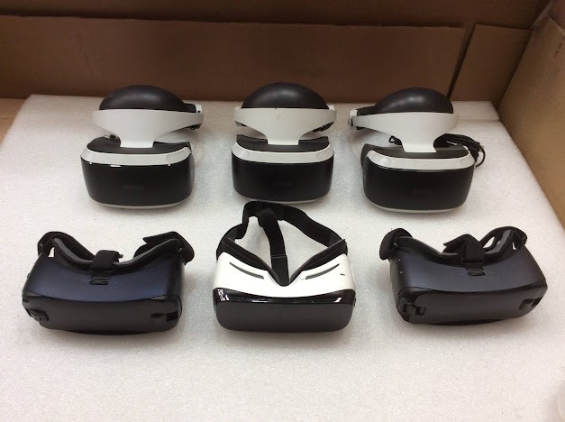 Sony/Samsung Mixed Brand and Model VR Virtual Reality Headset (Lot of 6)