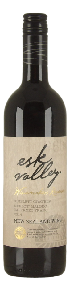 Esk Valley Winemakers Reserve Merlot Malbec Cabernet Franc 2014 (1x 750mL)