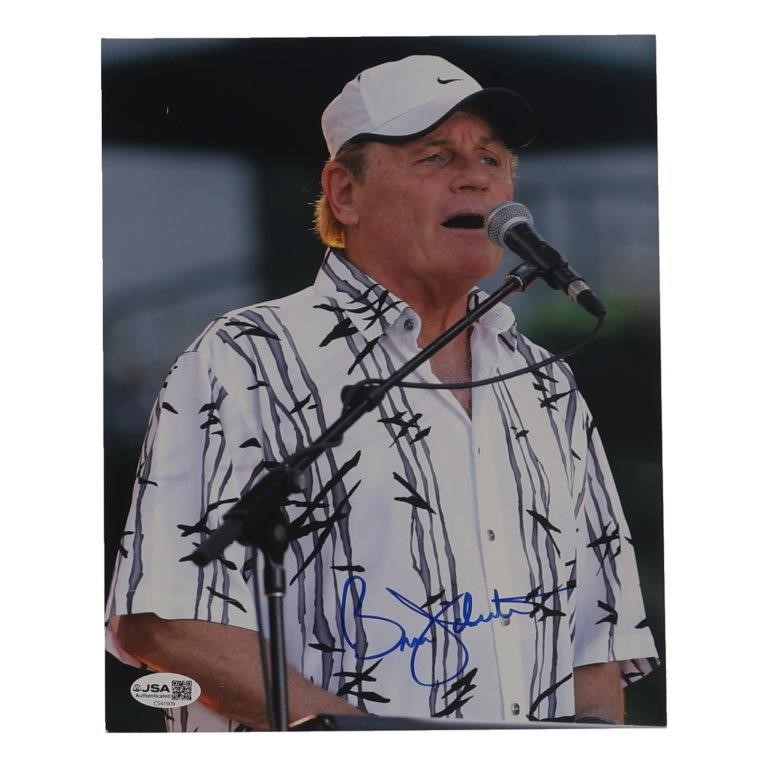 THE BEACH BOYS BRUCE JOHNSON SIGNED CONCERT PHOTO