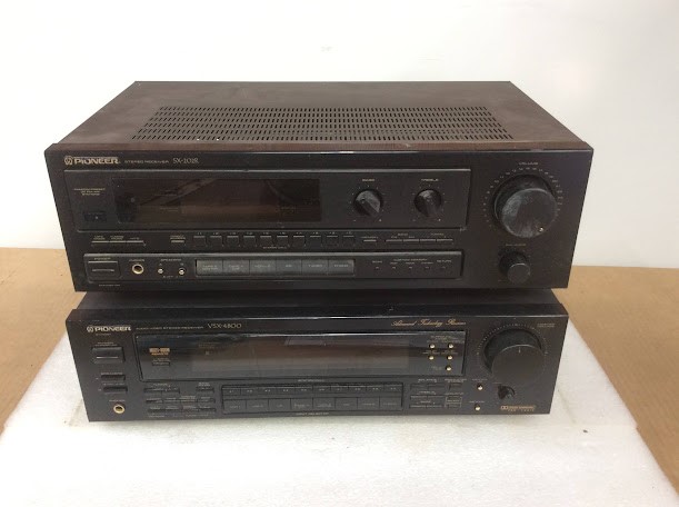 Pioneer SX-202R Stereo Receiver&VSX-4800 Audio/Video Stereo (Lot of 2)