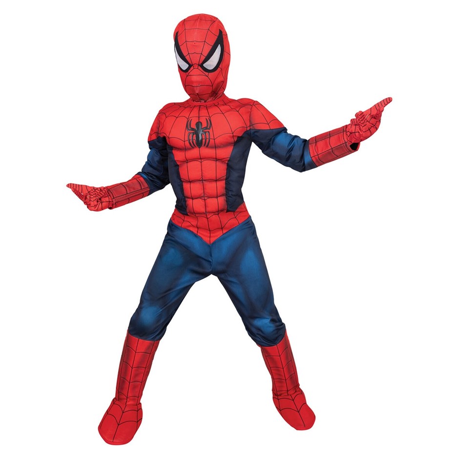 MARVEL Spider-Man Child Costume, Size 6-8 Years, Item No. 8490. NB: no mask